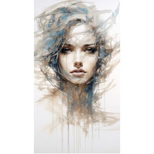 Symmetrical woman - Πίνακας σε καμβά Symmetrical woman - Πίνακας σε καμβά