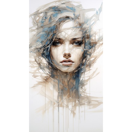 Symmetrical woman - Πίνακας σε καμβά