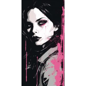 Vampire woman - Πίνακας σε καμβά Vampire woman - Πίνακας σε καμβά