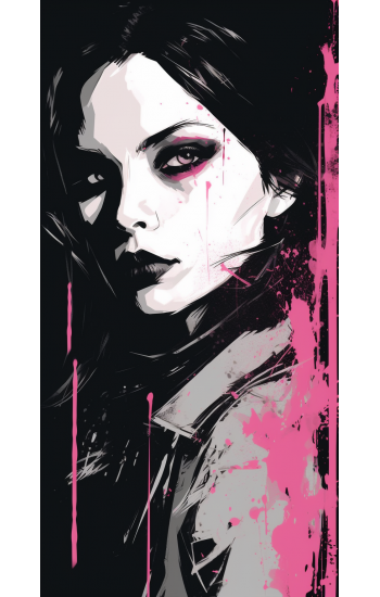 Vampire woman - Πίνακας σε καμβά