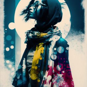 Woman of light - Πίνακας σε καμβά
