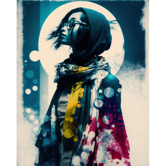 Woman of light - Πίνακας σε καμβά