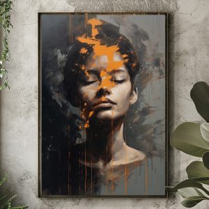 Woman who is a shadow - Πίνακας σε καμβά