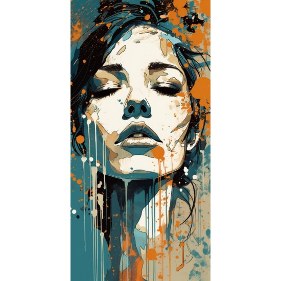 Womans face - Πίνακας σε καμβά