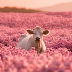 Beautiful cow - Πίνακας σε καμβά