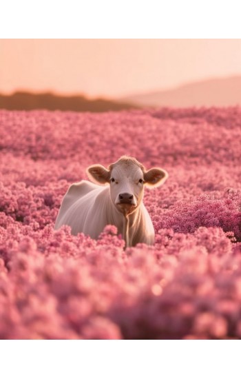 Beautiful cow - Πίνακας σε καμβά