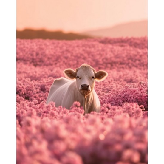 Beautiful cow - Πίνακας σε καμβά Κάδρα / Καμβάδες