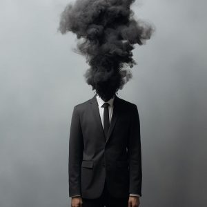 Black fumes - Πίνακας σε καμβά