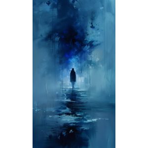 Blue day - Πίνακας σε καμβά Blue day - Πίνακας σε καμβά
