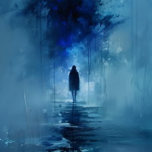 Blue day - Πίνακας σε καμβά