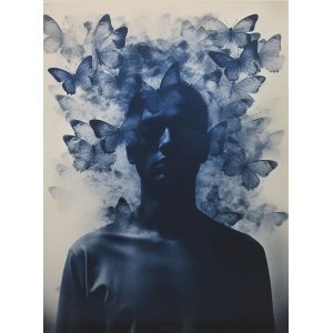 Blue monday - Πίνακας σε καμβά