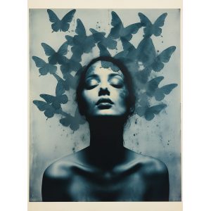 Blue symphony 3 - Πίνακας σε καμβά