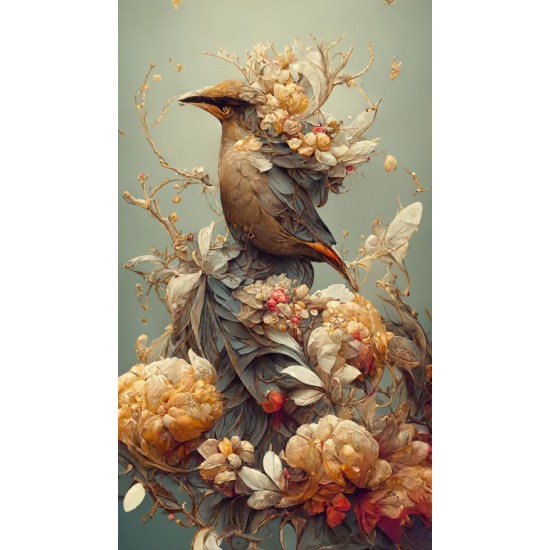 Bohemian Bird - Πίνακας σε καμβά Κάδρα / Καμβάδες