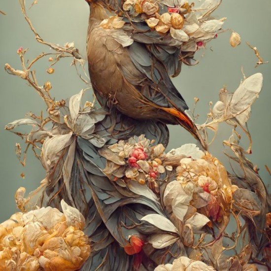 Bohemian Bird - Πίνακας σε καμβά