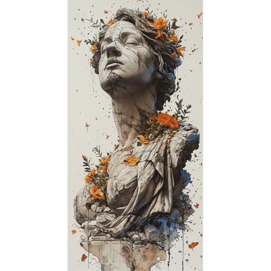 Broken marble - Πίνακας σε καμβά