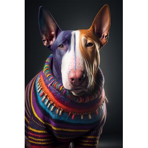 Bull terrier - Πίνακας σε καμβά