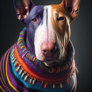 Bull terrier - Πίνακας σε καμβά