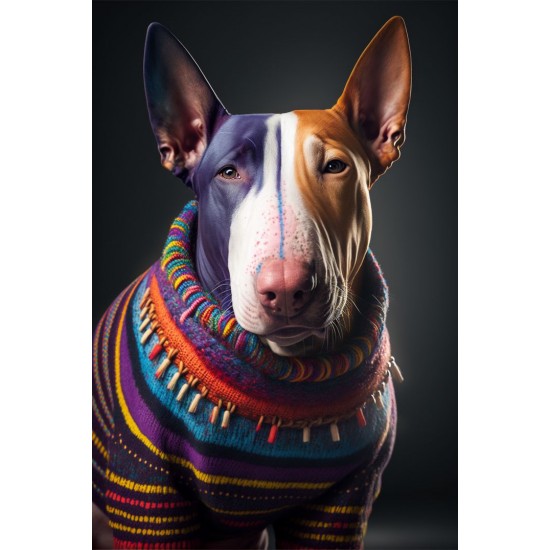 Bull terrier - Πίνακας σε καμβά Κάδρα / Καμβάδες