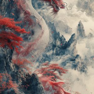 China dragon - Πίνακας σε καμβά