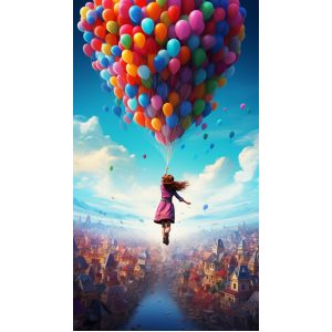 Colorful ballons - Πίνακας σε καμβά Colorful ballons - Πίνακας σε καμβά