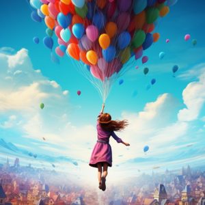 Colorful ballons - Πίνακας σε καμβά