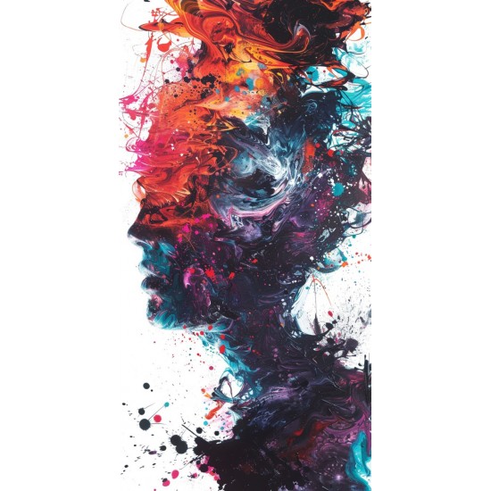 Colorful shadow - Πίνακας σε καμβά