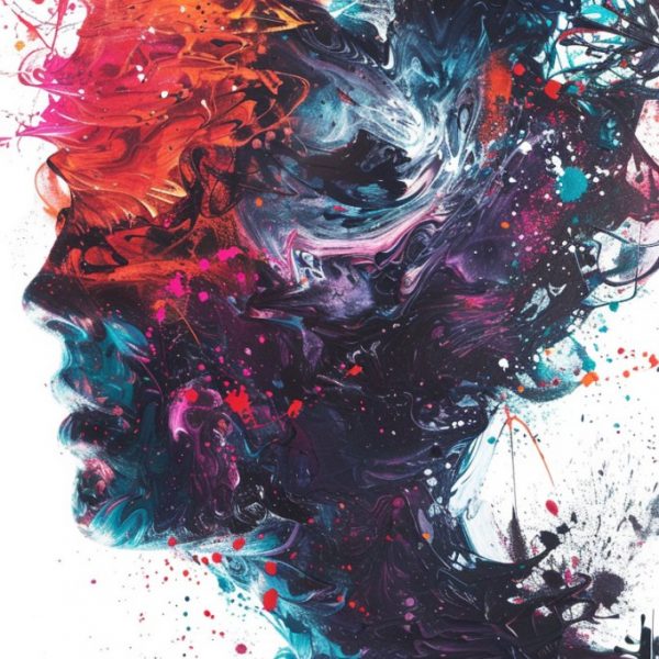 Colorful shadow - Πίνακας σε καμβά
