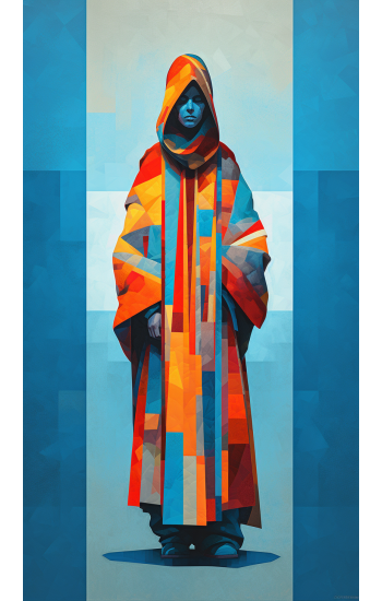 Colorful costume - Πίνακας σε καμβά