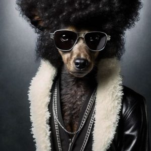 Cool dog - Πίνακας σε καμβά Cool dog - Πίνακας σε καμβά