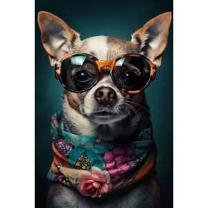 Cute chihuahua - Πίνακας σε καμβά