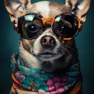Cute chihuahua - Πίνακας σε καμβά