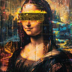 Cyborg lisa - Πίνακας σε καμβά Cyborg lisa - Πίνακας σε καμβά