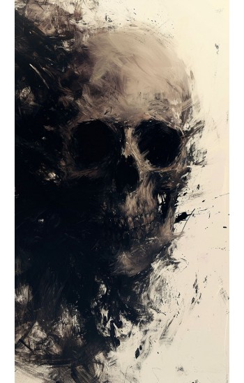Dark skull art 3 - Πίνακας σε καμβά