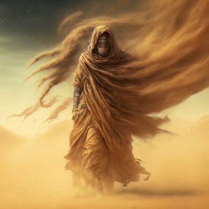 Desert man - Πίνακας σε καμβά