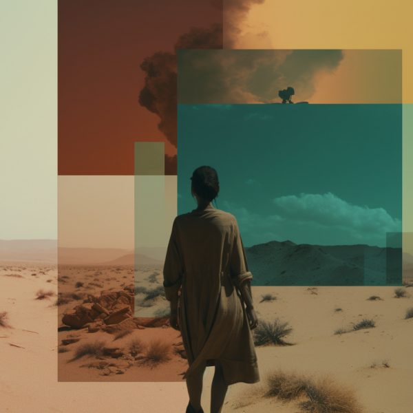 Desert walking - Πίνακας σε καμβά