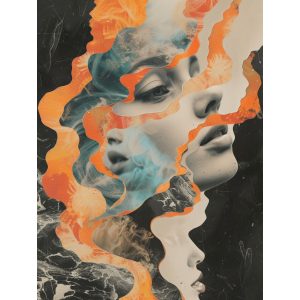 Dreamy fluctuating - Πίνακας σε καμβά