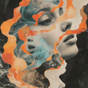 Dreamy fluctuating - Πίνακας σε καμβά Dreamy fluctuating - Πίνακας σε καμβά