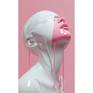 Dripping head - Πίνακας σε καμβά