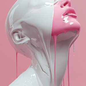 Dripping head - Πίνακας σε καμβά Dripping head - Πίνακας σε καμβά