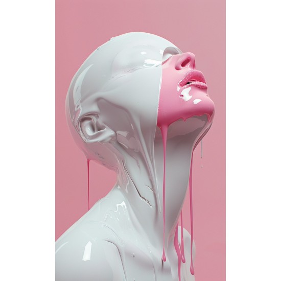 Dripping head - Πίνακας σε καμβά