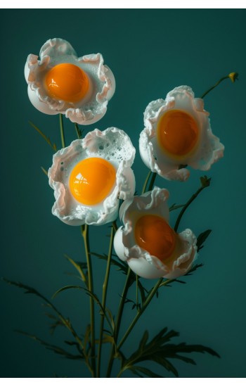 Egg flowers - Πίνακας σε καμβά