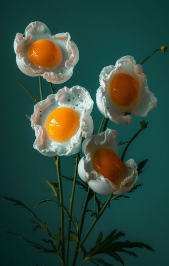 Egg flowers - Πίνακας σε καμβά