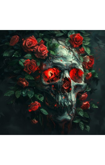 Fantasy skull - Πίνακας σε καμβά