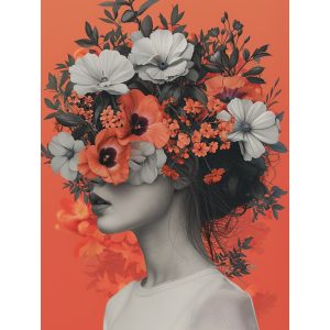 Flower artwork - Πίνακας σε καμβά