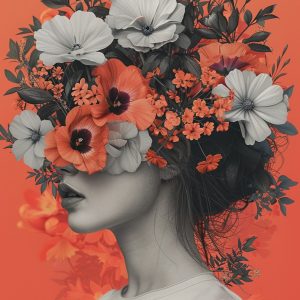Flower artwork - Πίνακας σε καμβά
