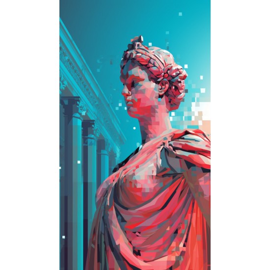 Goddess Athena - Πίνακας σε καμβά Κάδρα / Καμβάδες