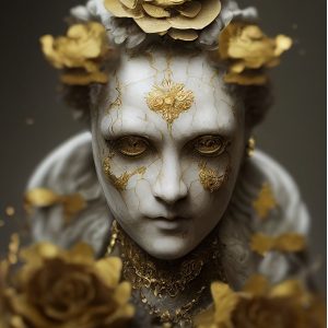 Gold queen - Πίνακας σε καμβά