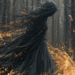 Golden witch - Πίνακας σε καμβά