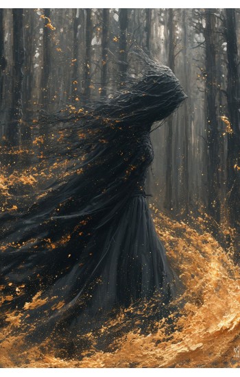 Golden witch - Πίνακας σε καμβά