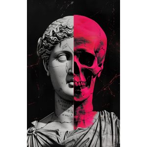 Half statue - Πίνακας σε καμβά